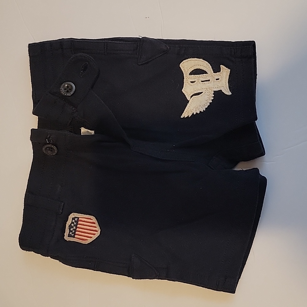 P wing polo shorts polo ralph lauren baby 3m navy blue